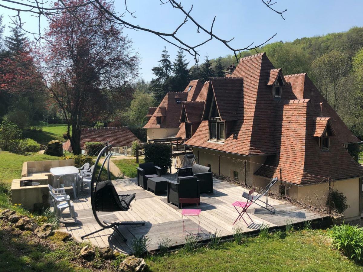 Le Prieure Des Fontaines Hotel Les Preaux Exterior foto
